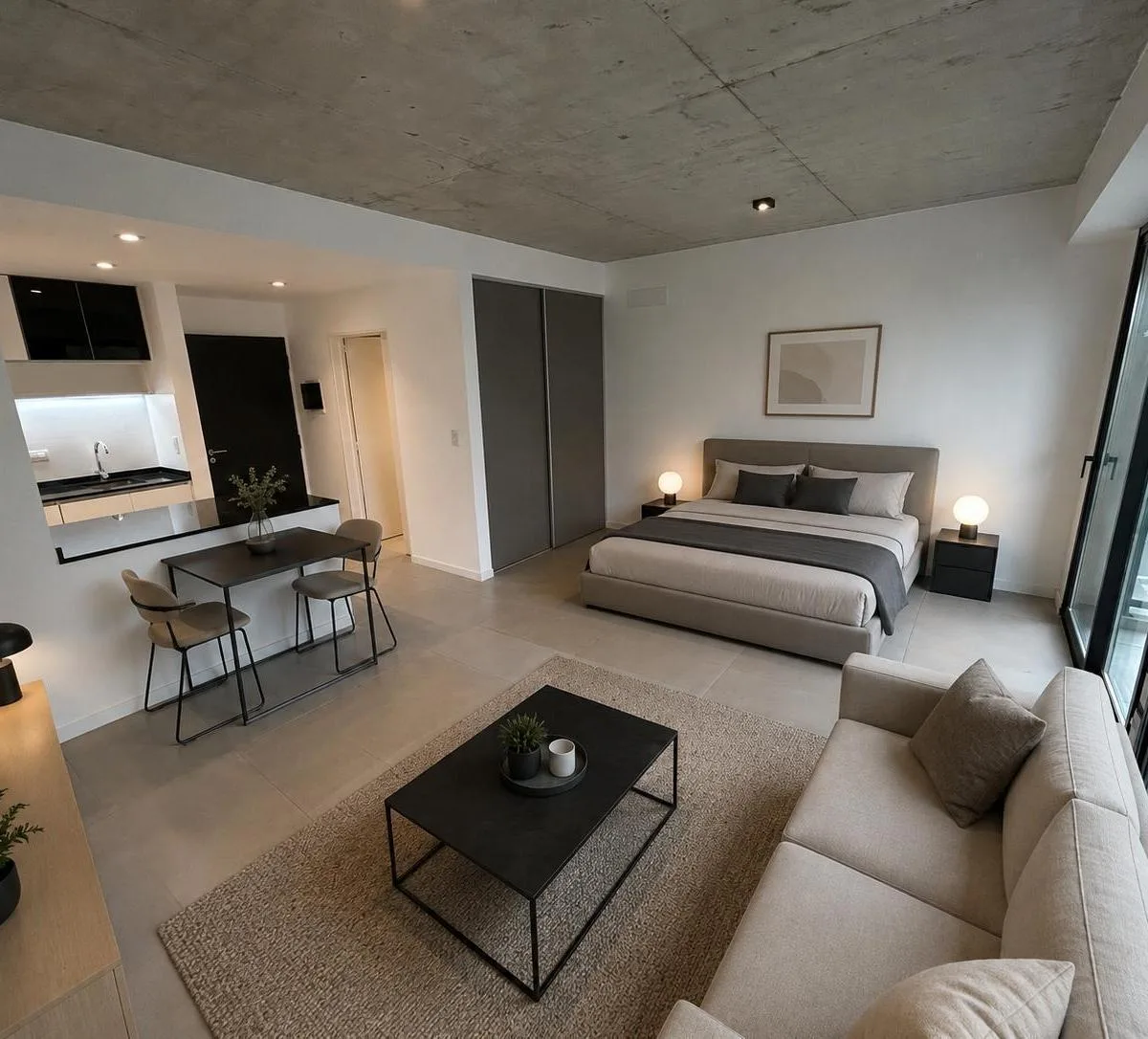 Monoambiente - Alquiler - Devoto - Apto Profesional - Balcon