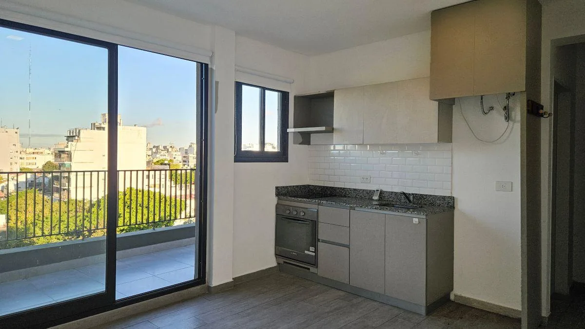 Villa Ortuzar, Luminoso Monoambiente C/amplio Balcón con Parrilla y Vista Panorámica