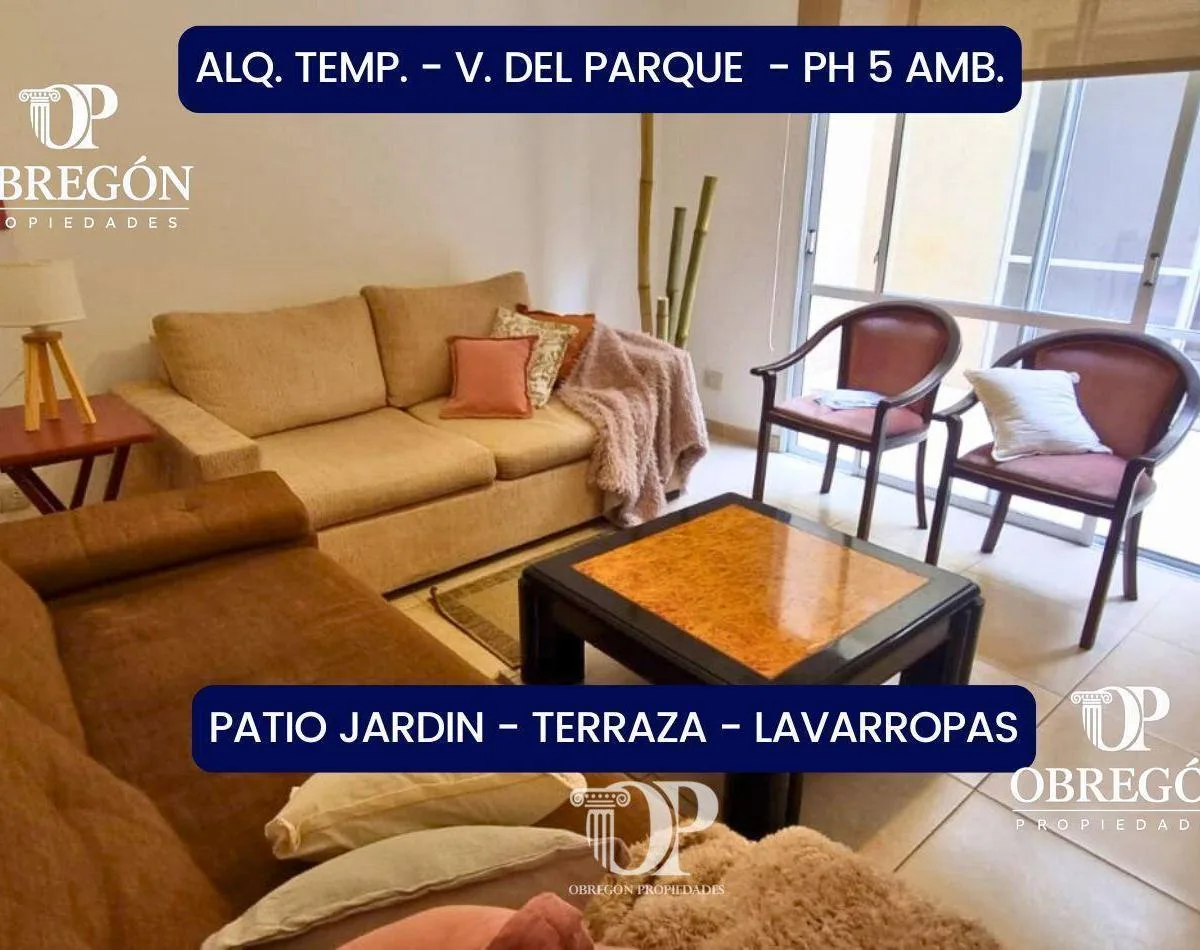 Alquiler Temporario PH S/expensas Villa del Parque Melincue 2600