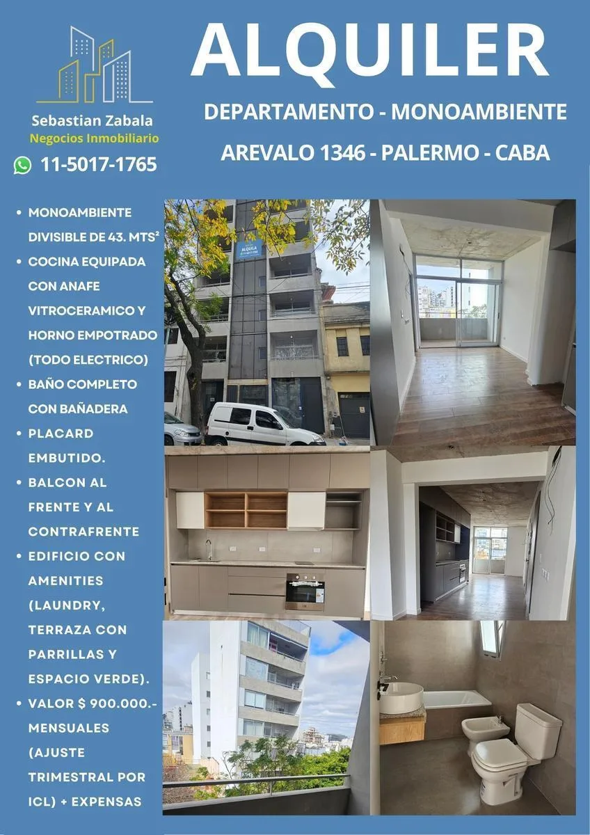 Studio novo com varanda
