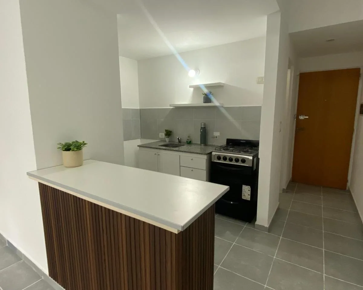 Studio 30 m², cozinha integrada
