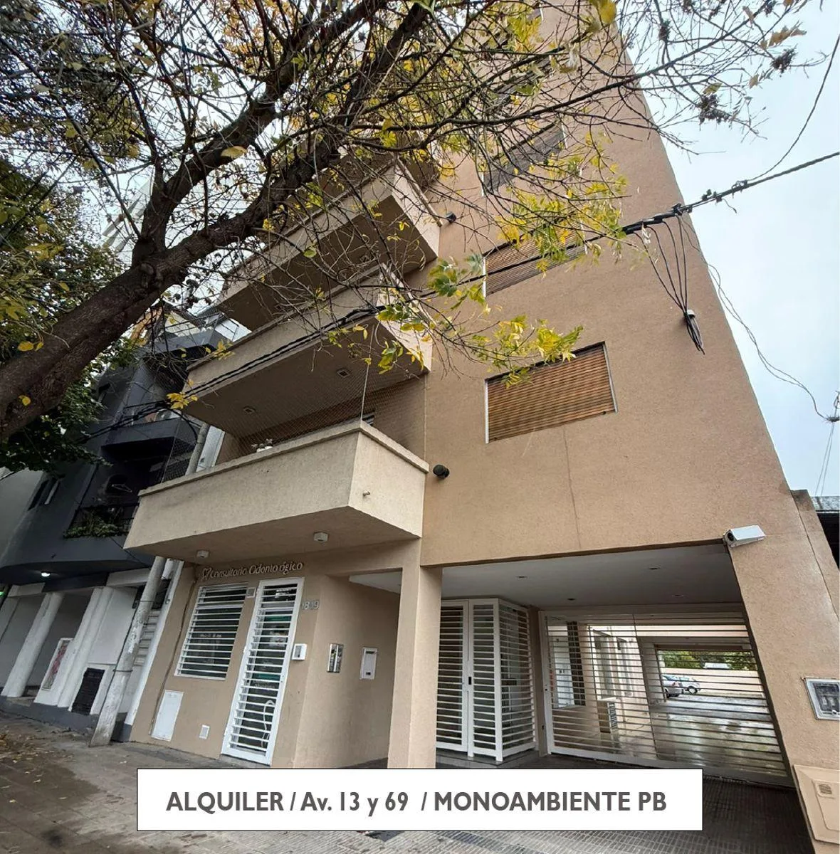 Depto Monoambiente Pb en Alquilerubicado en Av 13 y 6925 m&sup2; Aprox