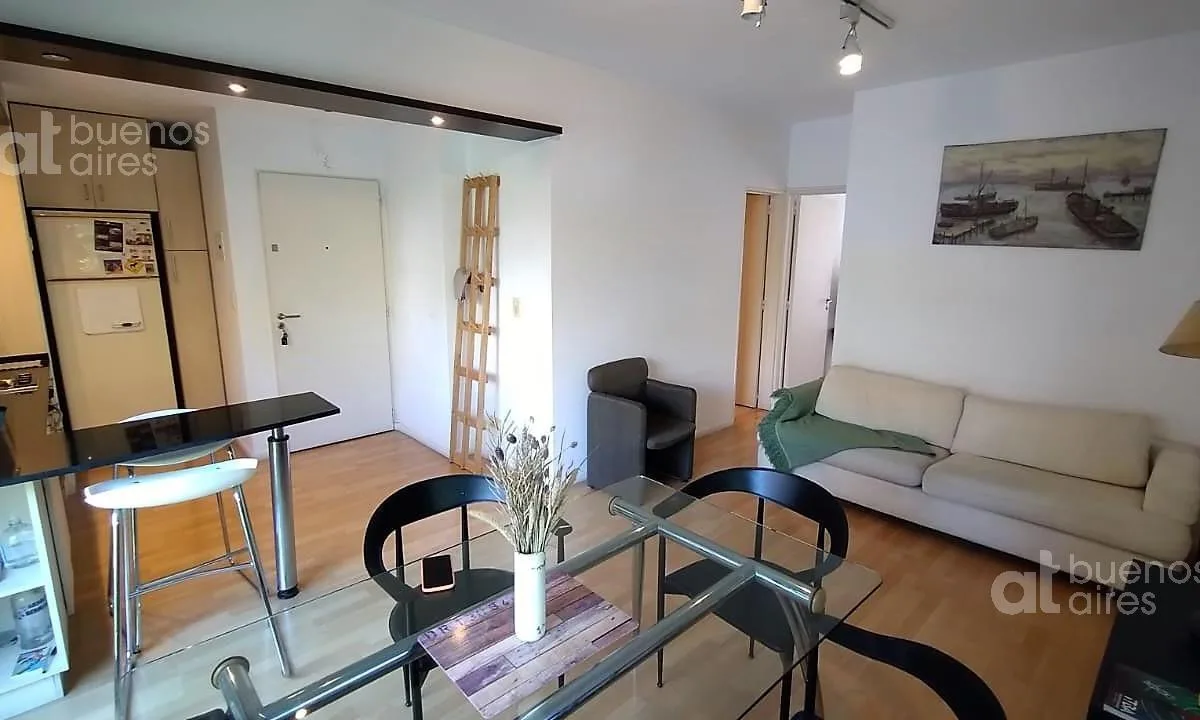 Departamento 2 Ambientes con Balcon y Amenities en Las Cañitas en Alquiler Temporario