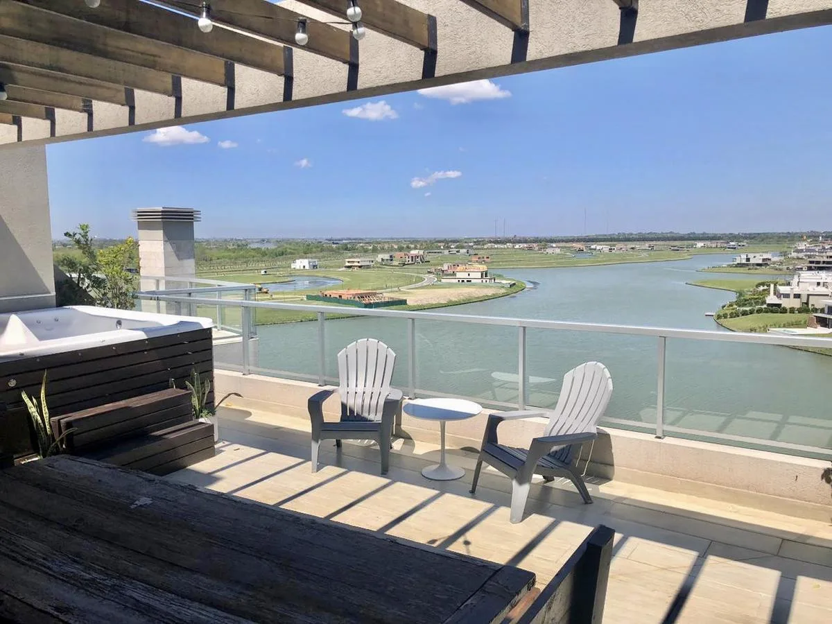 Excelente 2 Amb Al Lago con Terraza, Parrila y Jacuzzi