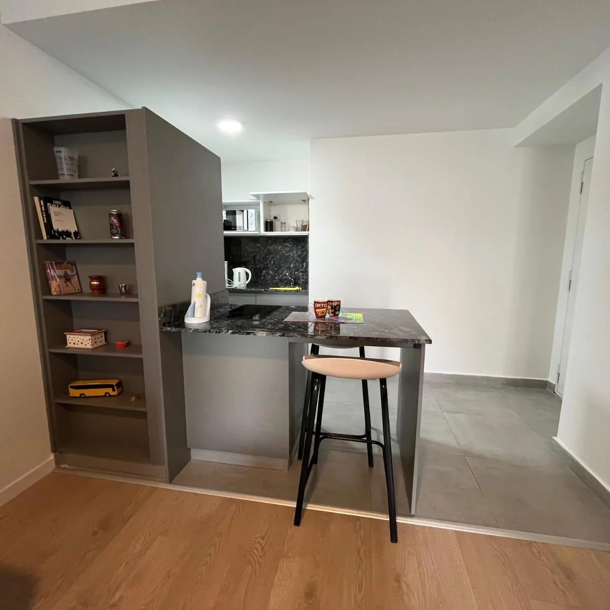 Furnished studio with balcony
