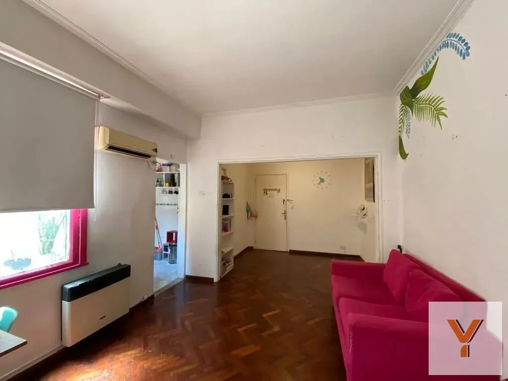1 dormitorio, contrafrente