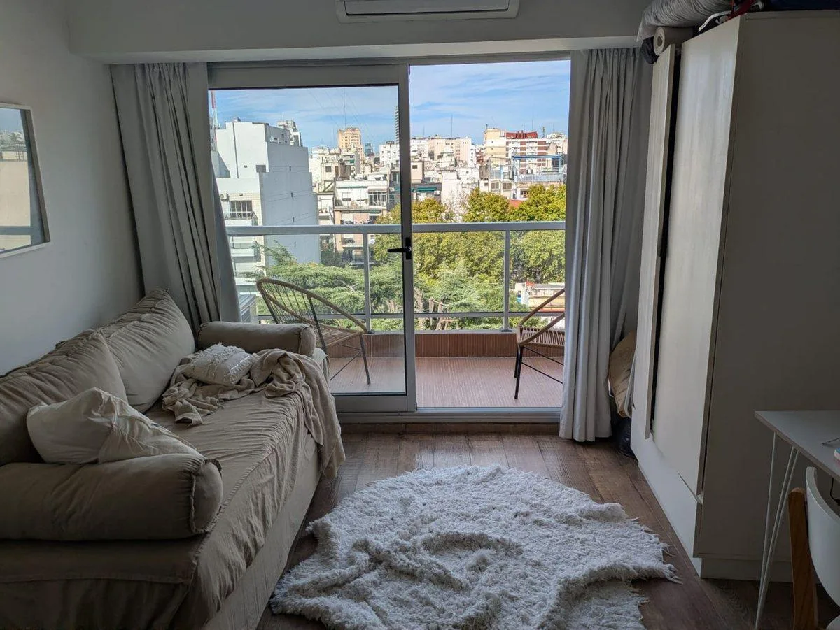 Studio com varanda em Recoleta