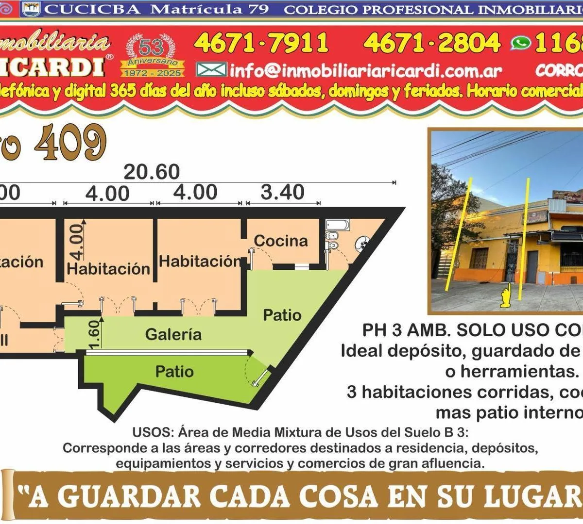 Casita en Polo Gastronomico PH Ideal Depósito o Hacer
