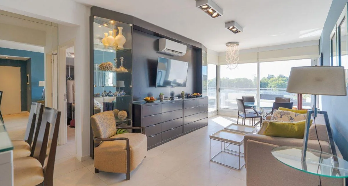 Furnished 1BR with balcony and grill