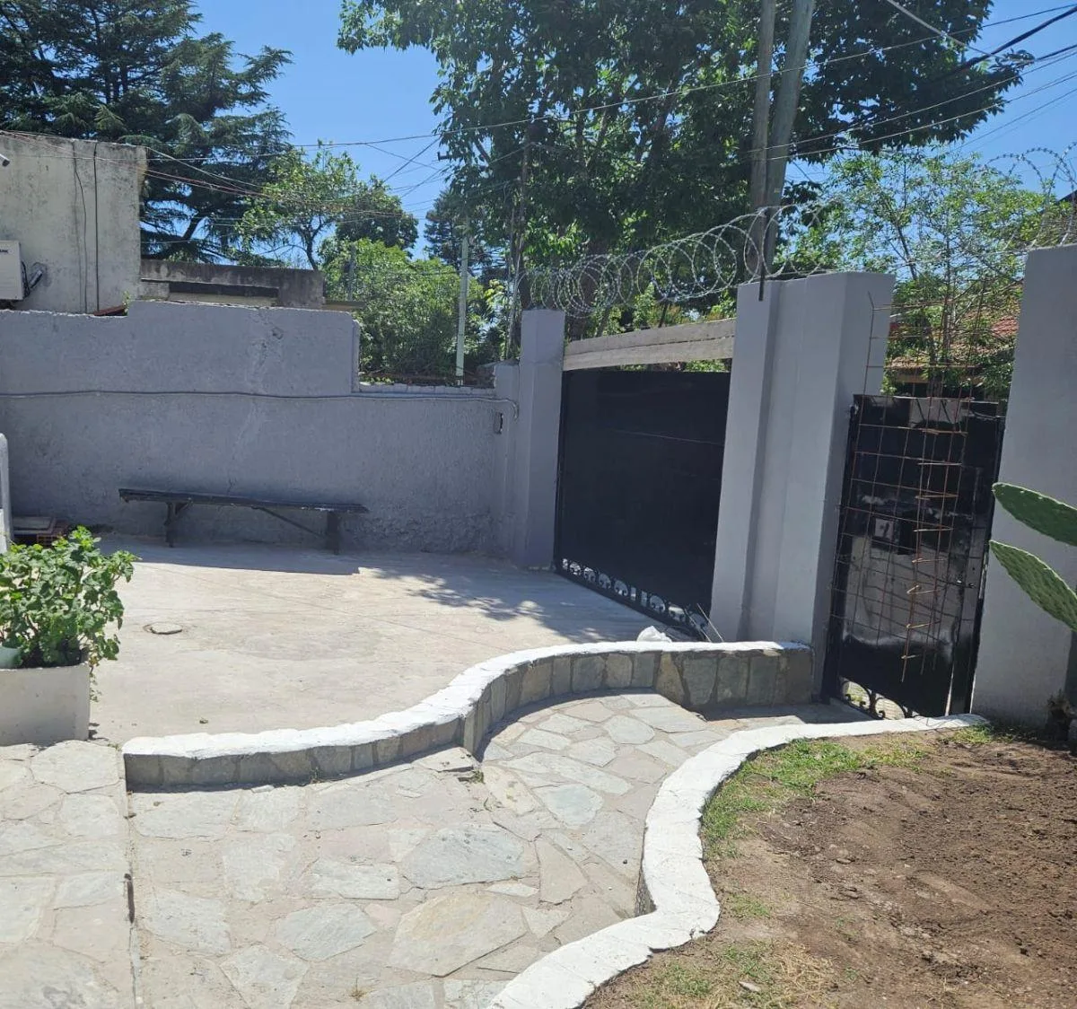 Casa térrea com pátio