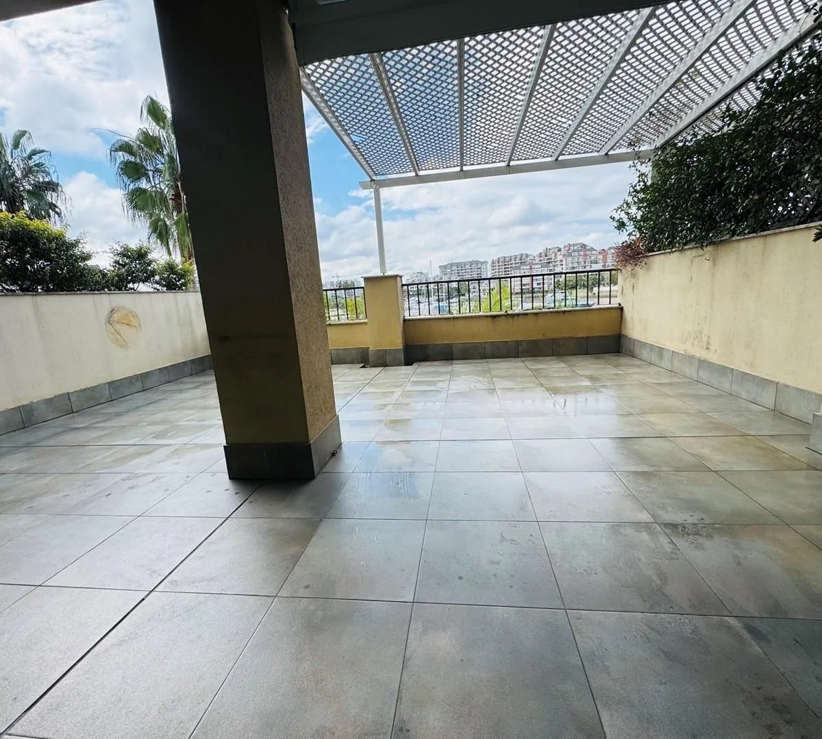 Private terrace, bay view