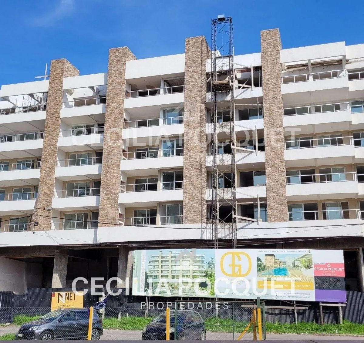 3-room unit, terrace with grill