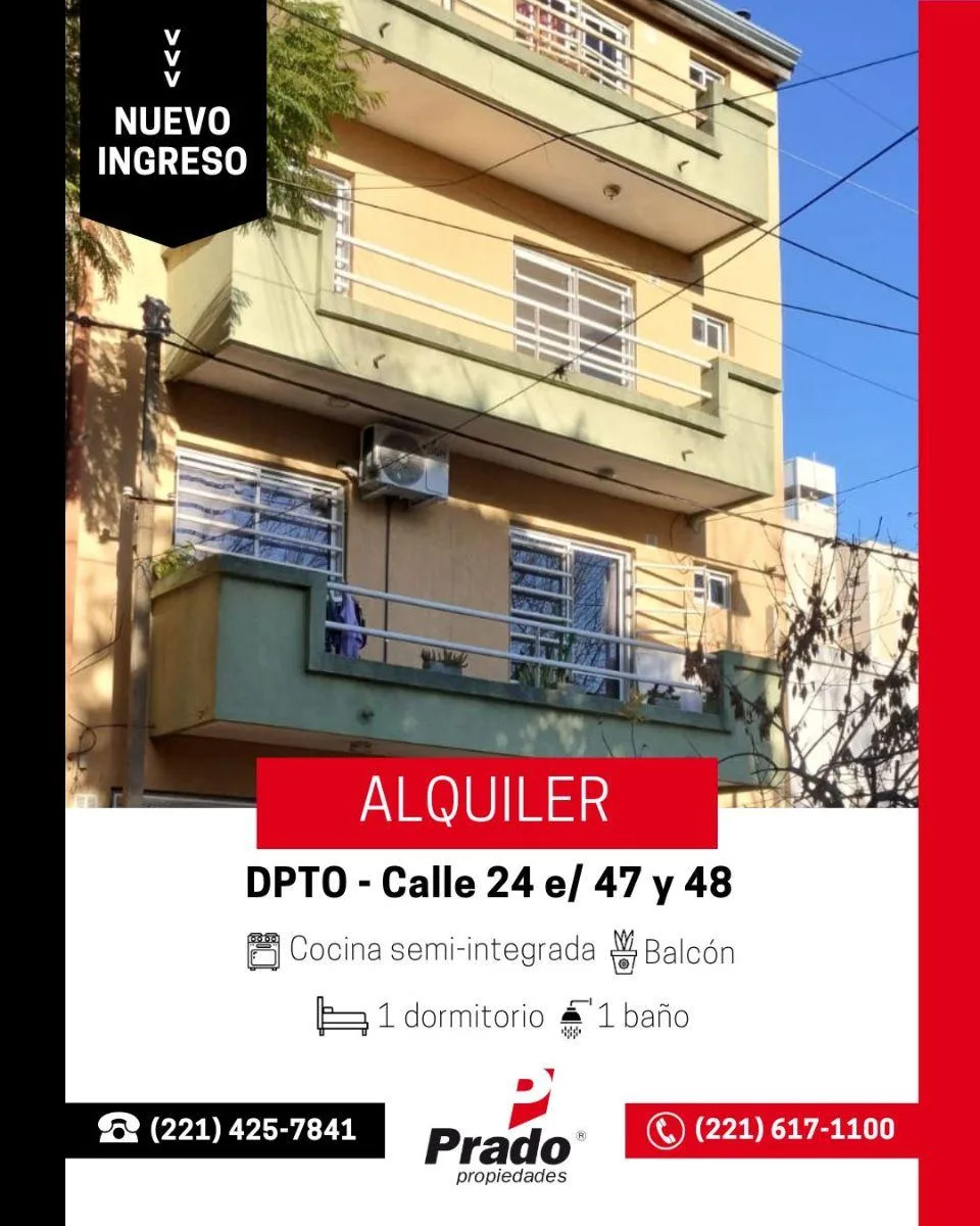 Excelente Depto de un Dorm con Balcón Al Frente
