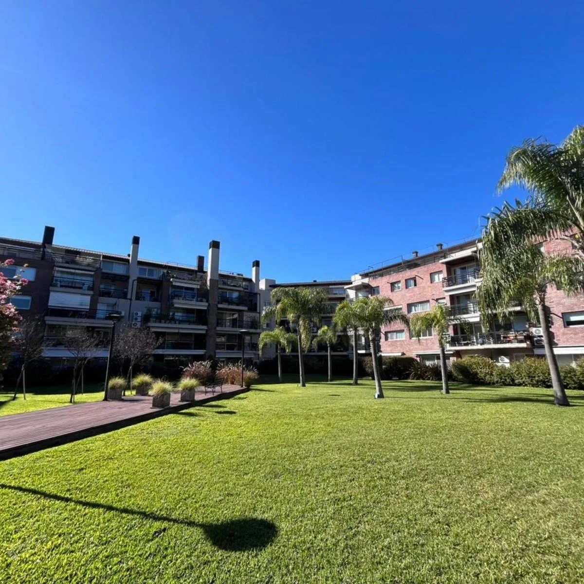 Balcony, parking and amenities
