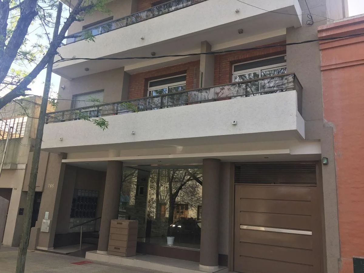 Front-facing with 2 balconies