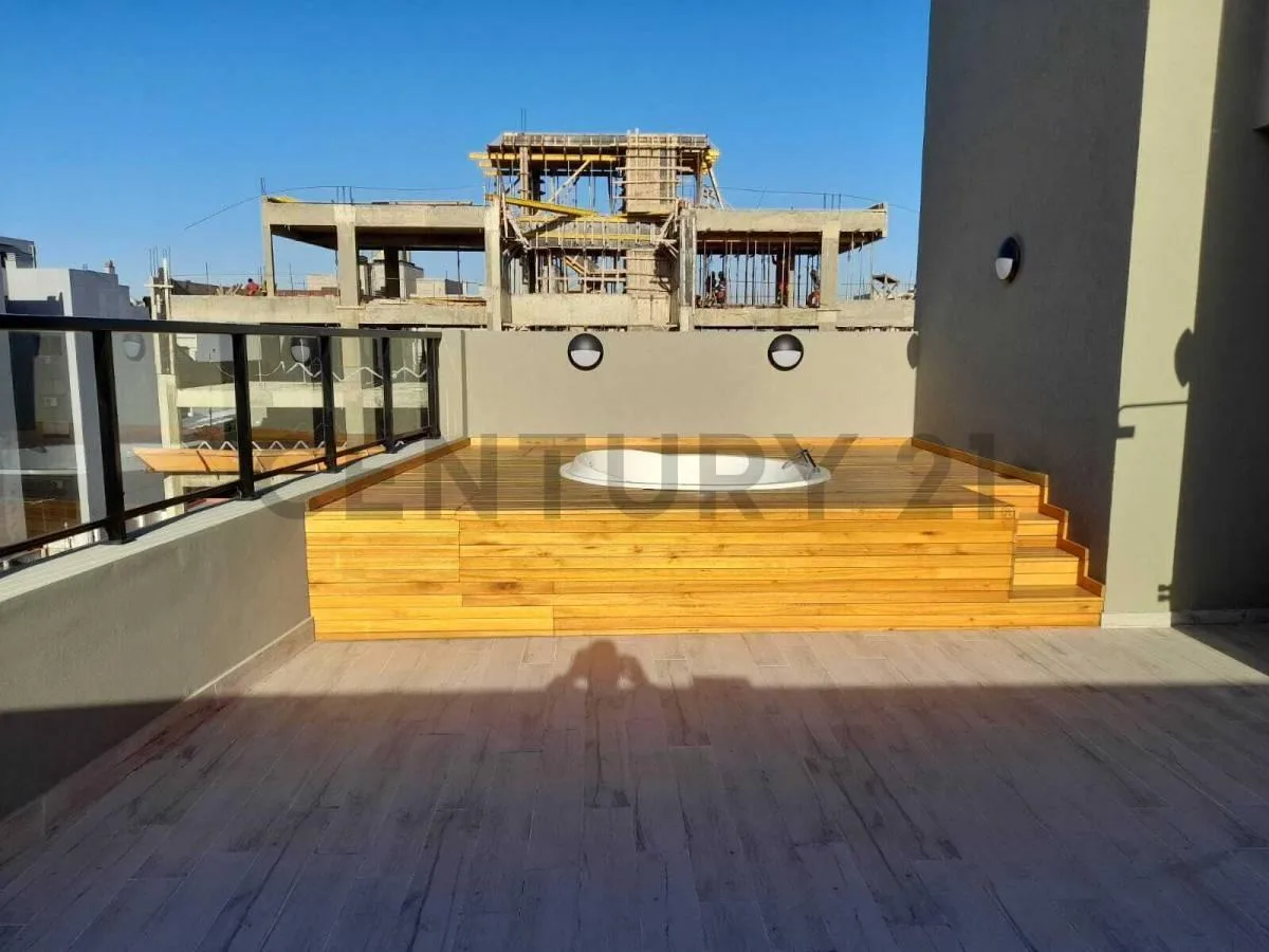 2-room apt, terrace balcony, new build