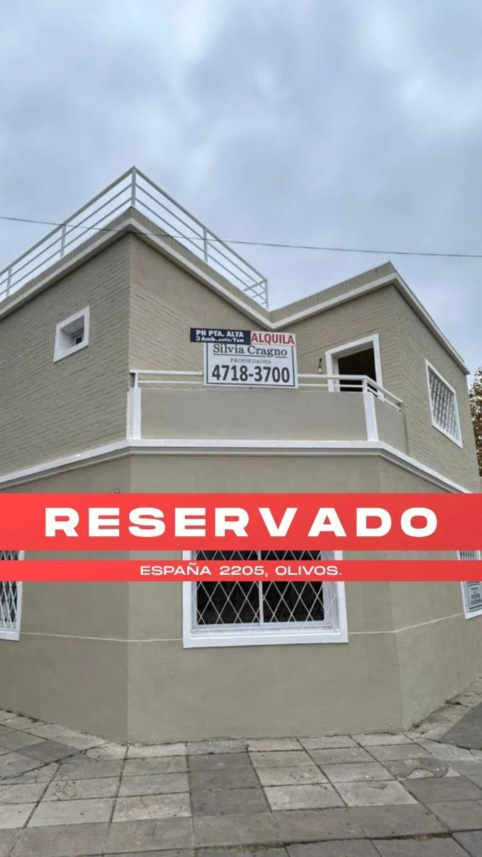 PH 3 Amb Planta Baja C/patio a Estrenar - España 2205, Olivos