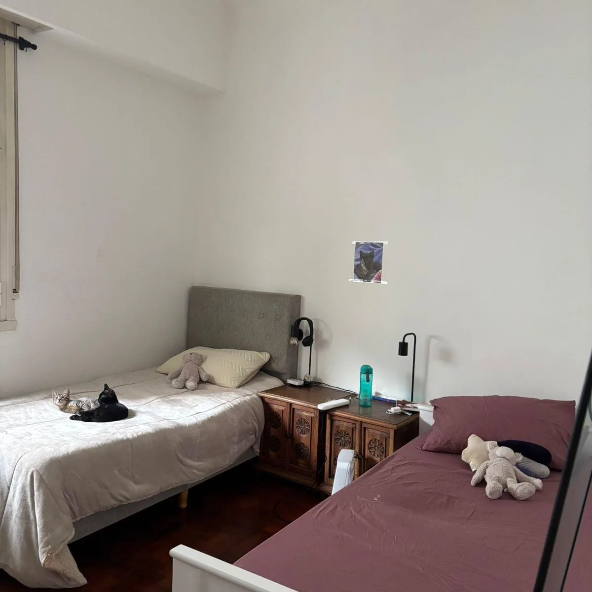 Pieza Compartida en Alquiler - 400 Usd Total (200c/u) - Contrato 1 Año