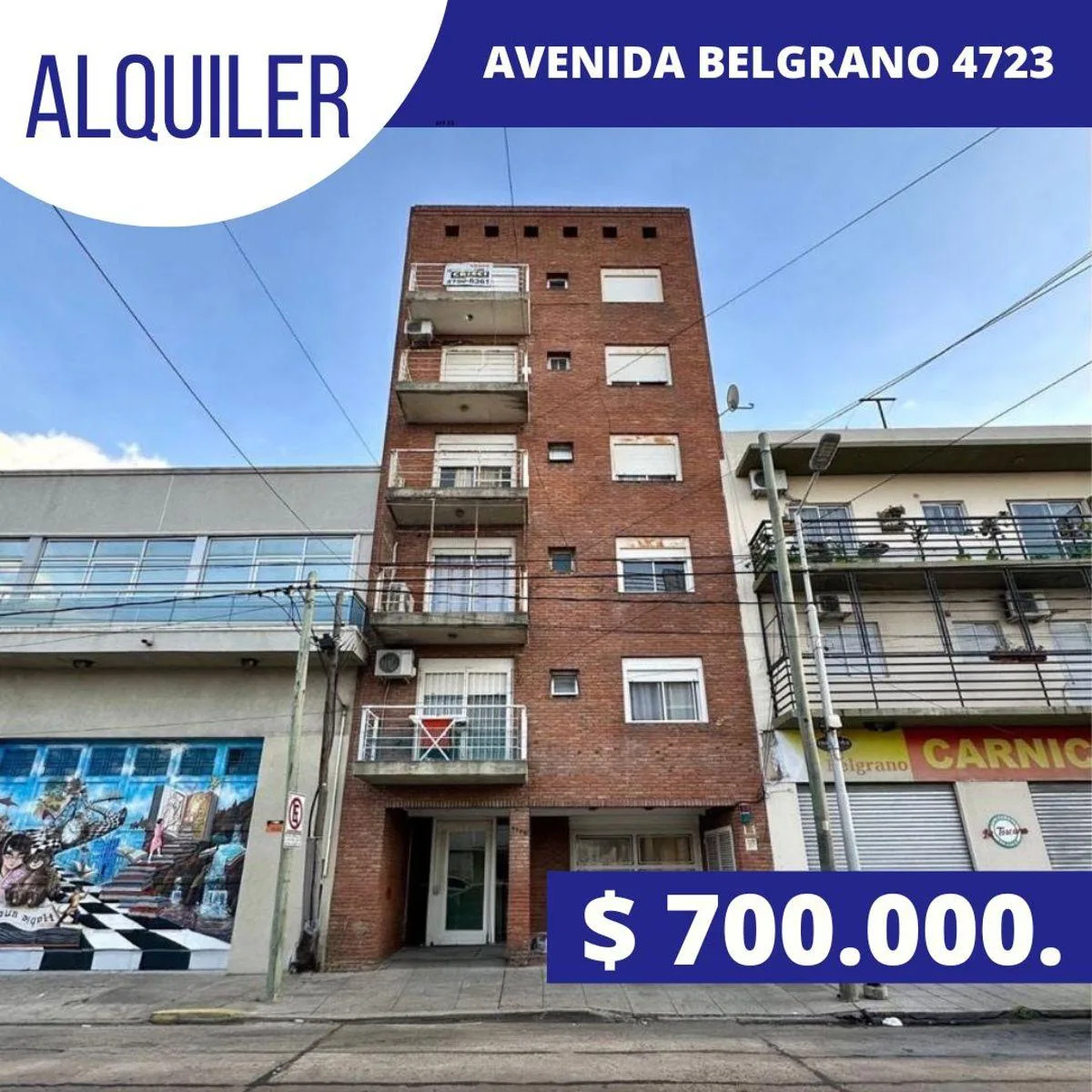 Departamento 2 Ambientes con Balcon