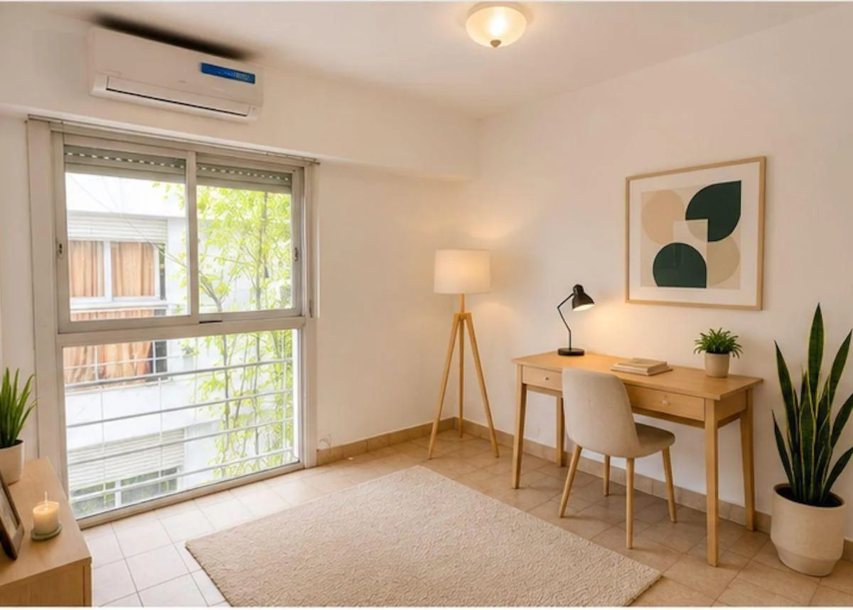 2 Amb Cfte Bcon Fces - 32 m&sup2; - Apto Profesional