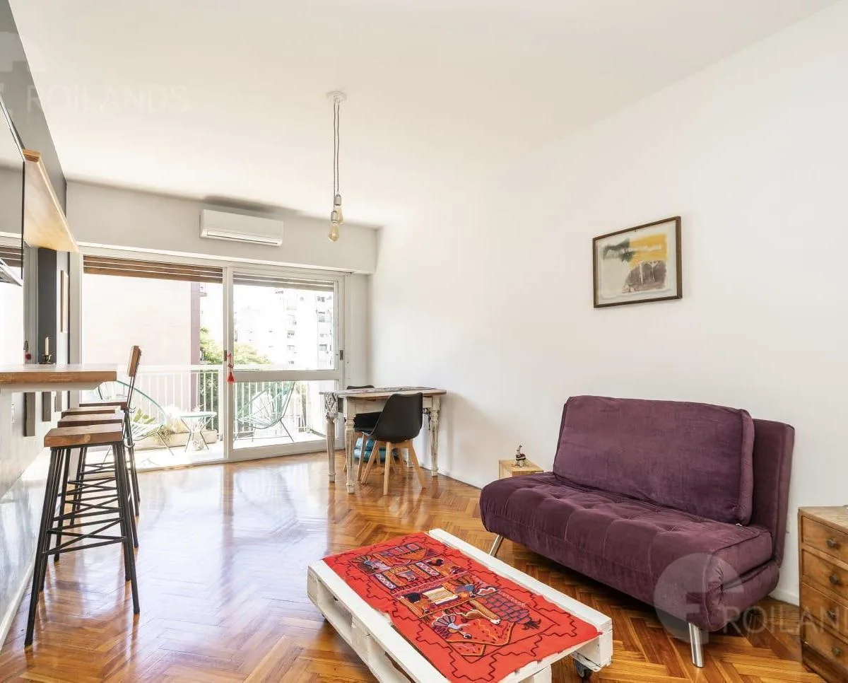 Alquiler Departamento 2 Ambientes con Balcón Al Frente en Palermo