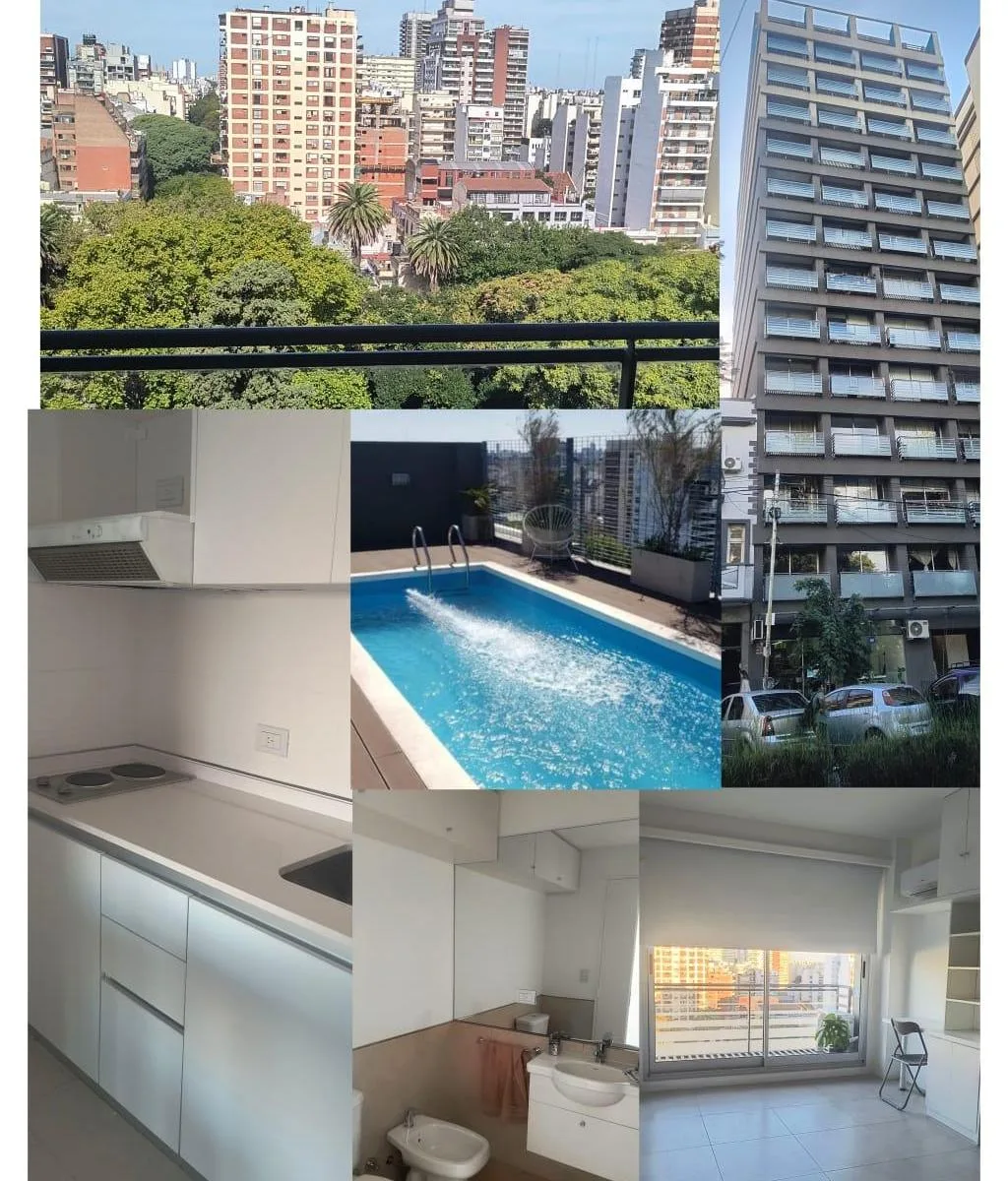 New studio with balcony
