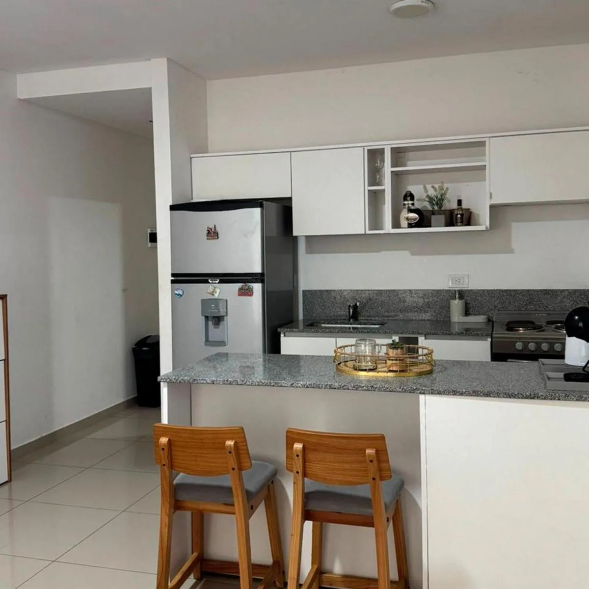 Studio com varanda e amenities