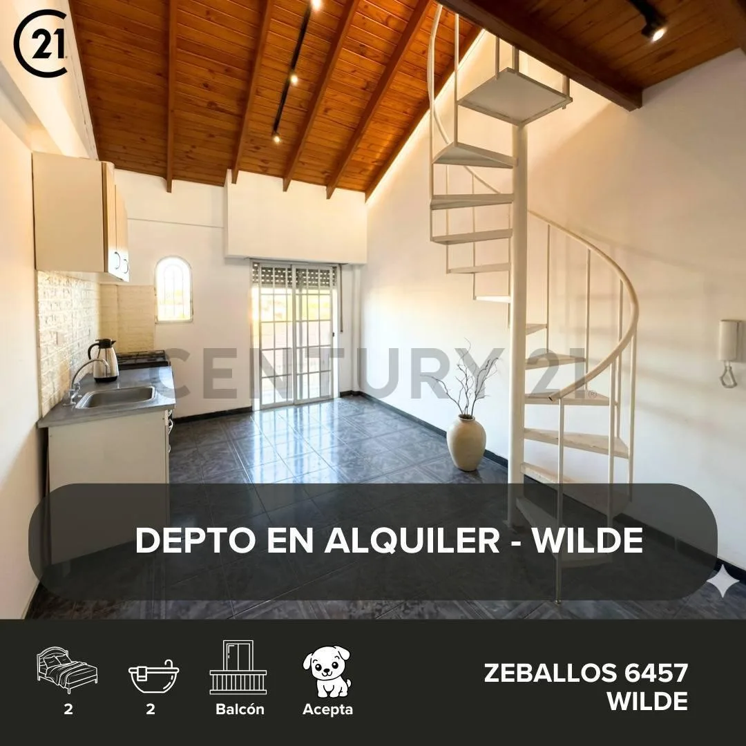 2 bedrooms, 2 bathrooms, balcony