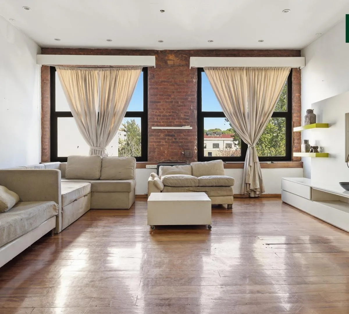 Triple-height loft with terrace