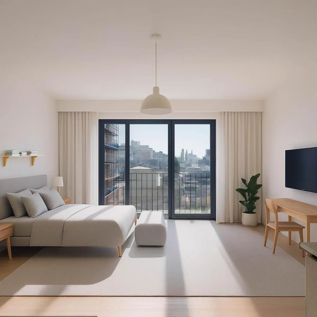 Departamento Monoambiente en Alquiler Villa Devoto Amenities Luminoso