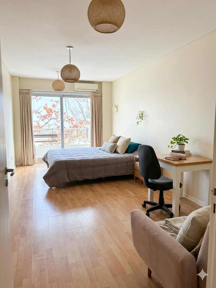 Monoambiente Amplio y Amoblado | Muy Luminoso | Villa Crespo