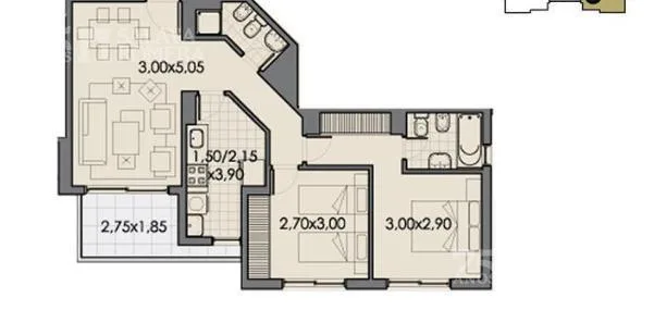 Alquiler Departamento Altos Porteños Piso Medio con Vista a Los Jardines!