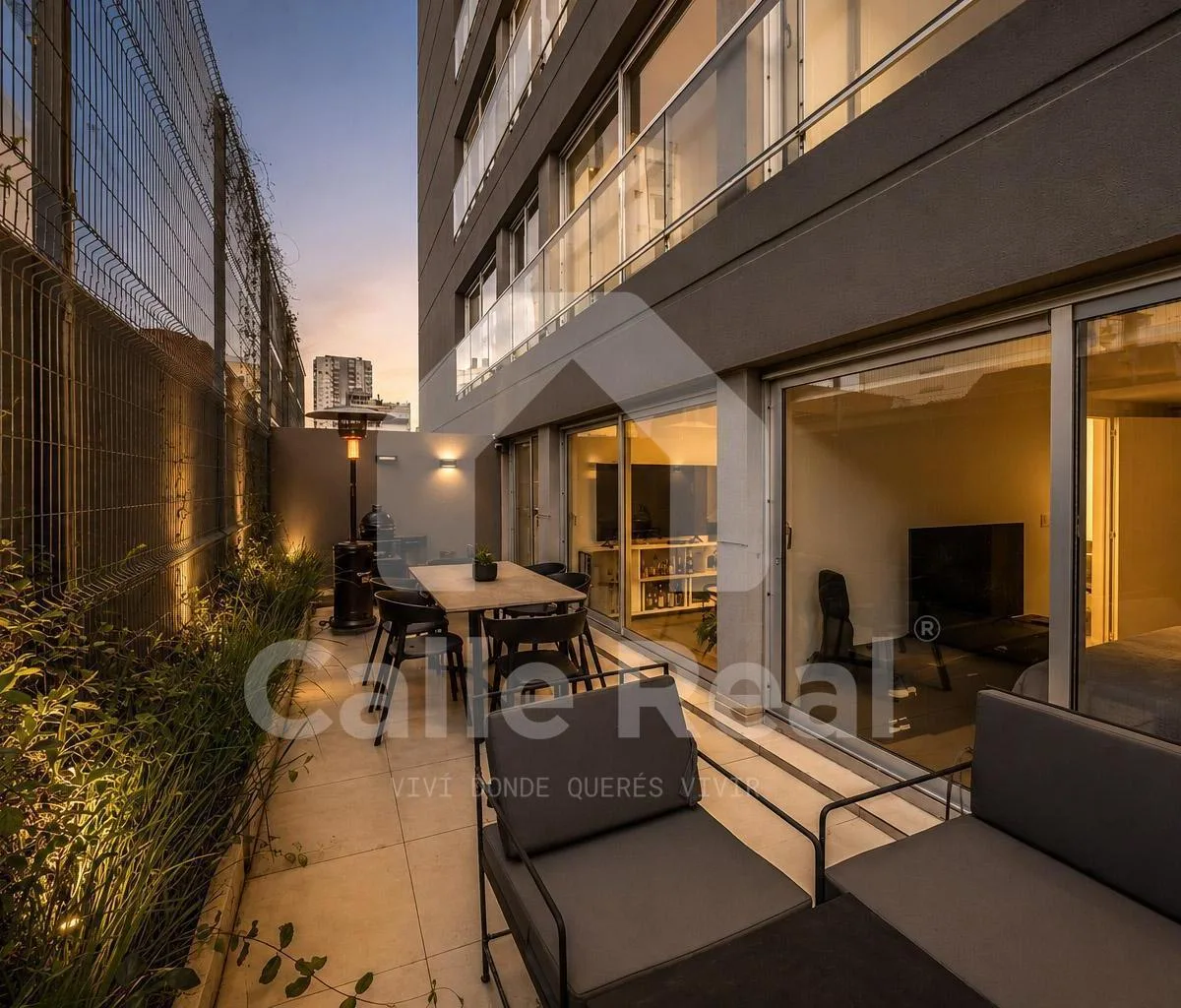 2 ambientes con terraza 30 m²