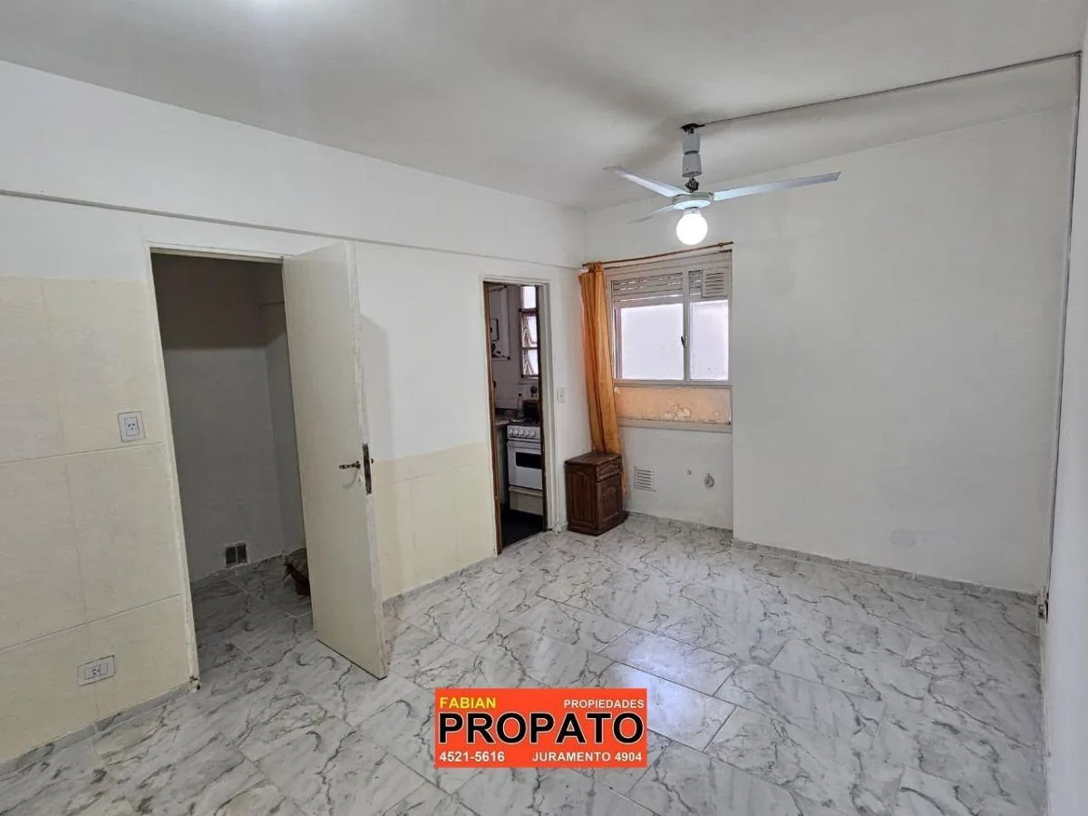 Departamento Monoambiente Interno Luminoso con Cocina Separada y Baño Completo!