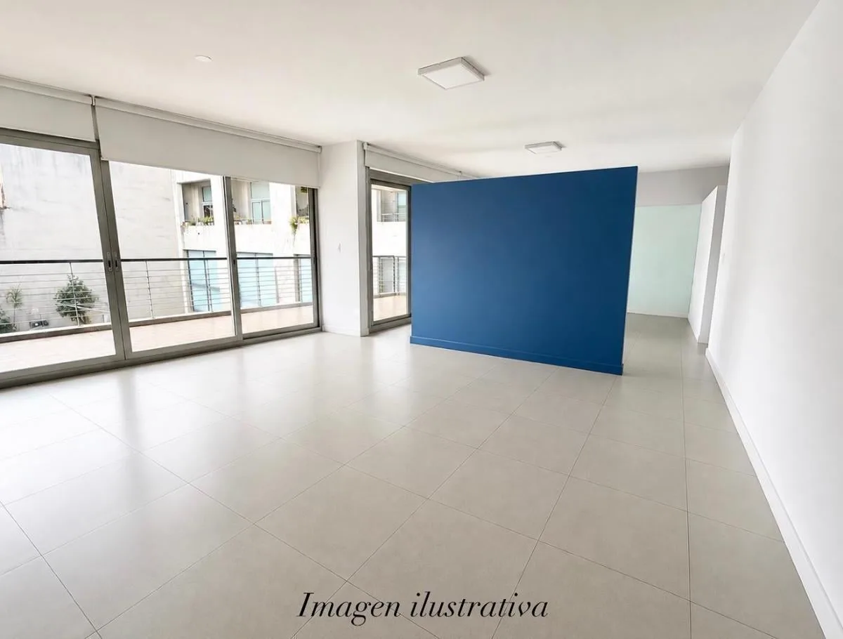 2 ambientes con balcón corrido
