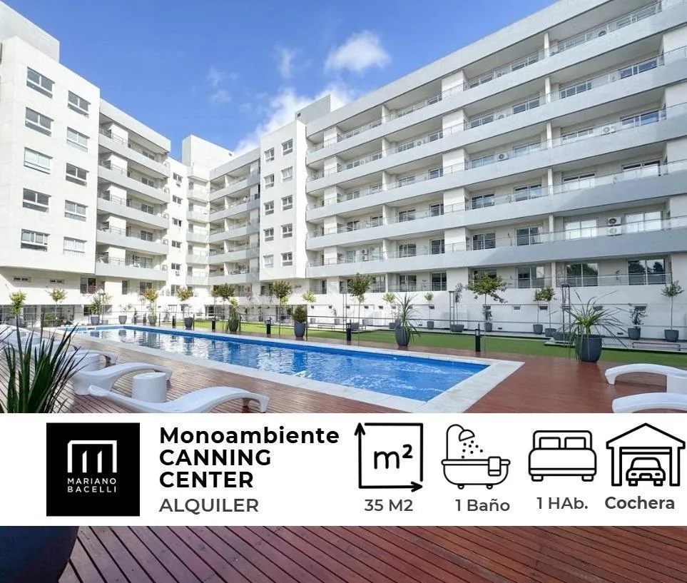Departamento en Alquiler en Canning Center con Cochera
