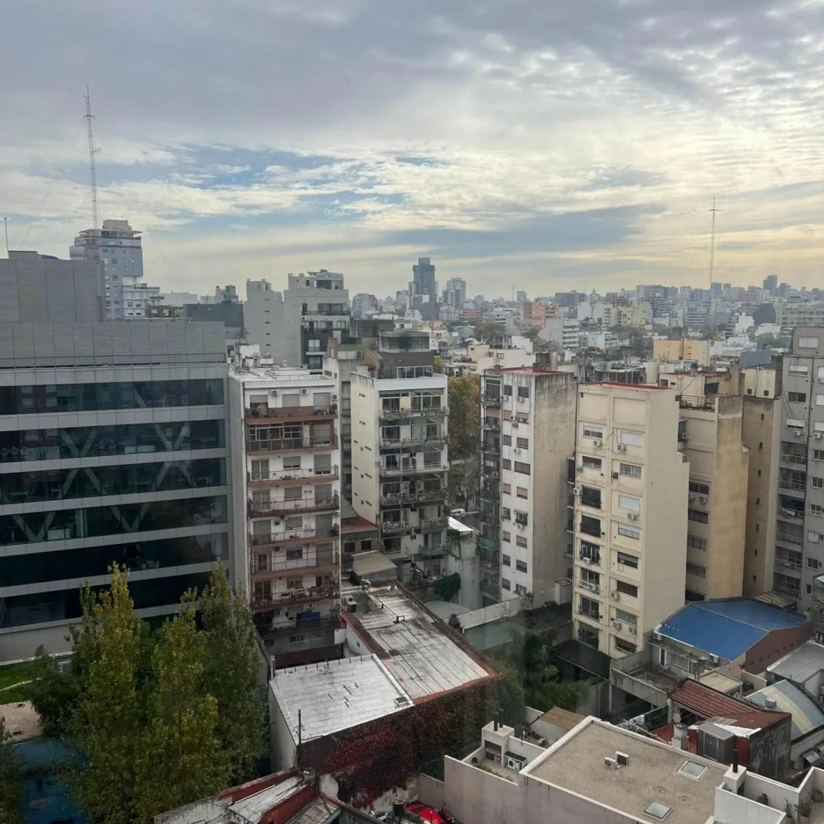 13th floor with balcony in Chacarita