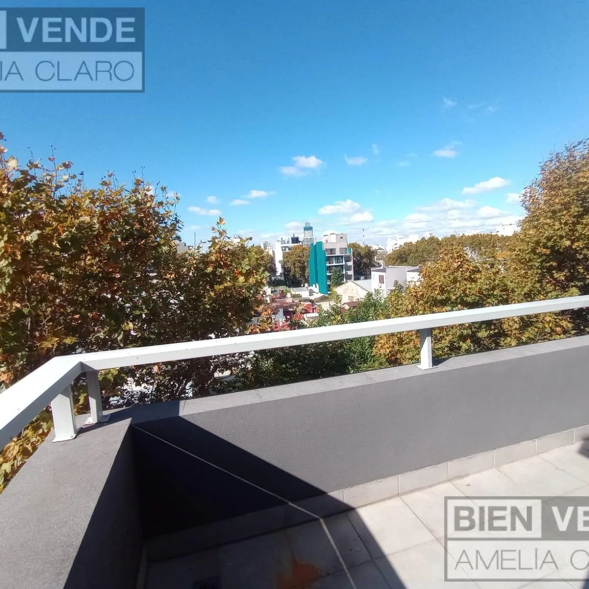 2 ambientes con balcón-terraza