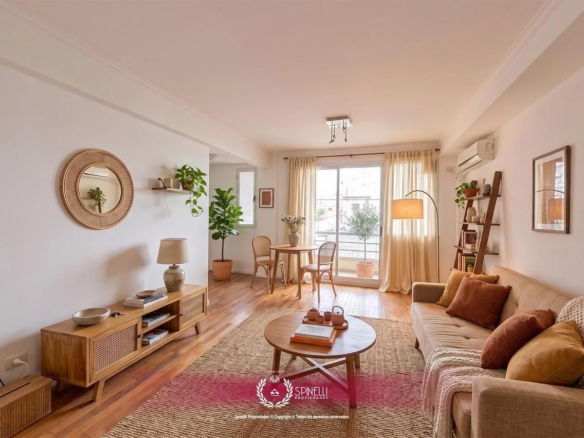 Alquiler Departamento Monoambiente 36 m&sup2; Luminoso en Núñez con Balcón Contrafrente Terraza Parrilla
