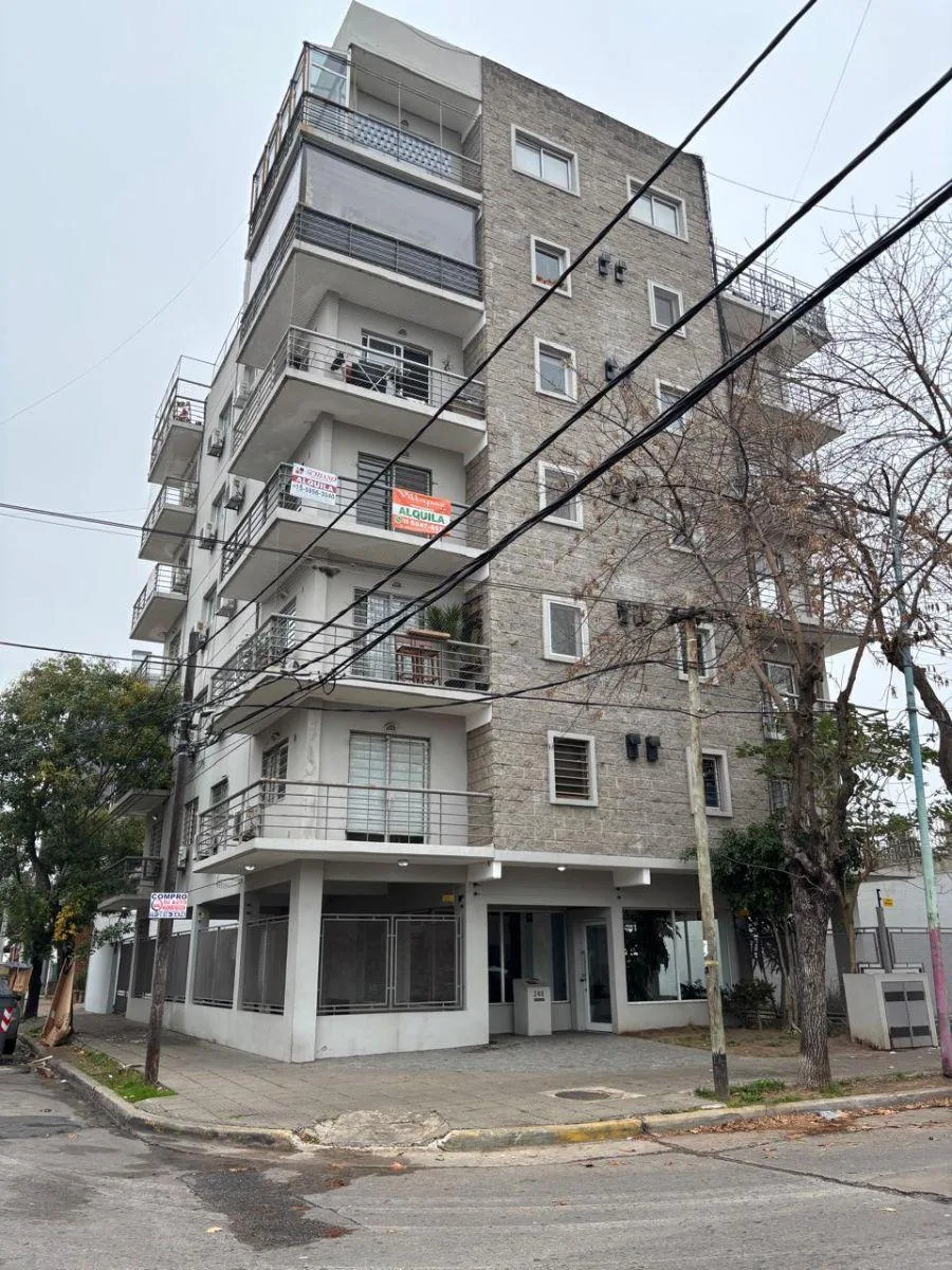 L-shaped balcony and A/C
