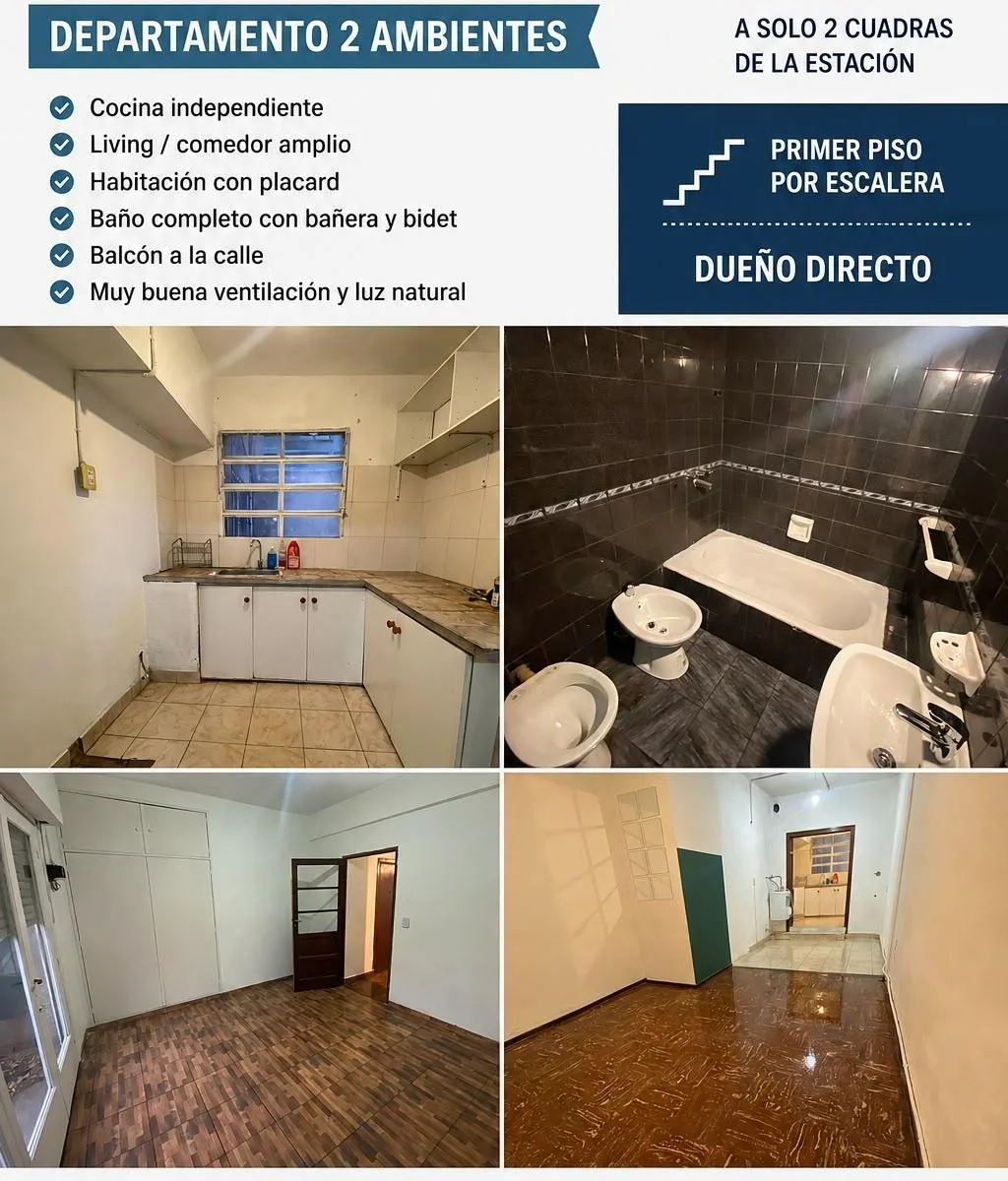 Departamento 2 Amb - Excelente Ubicación