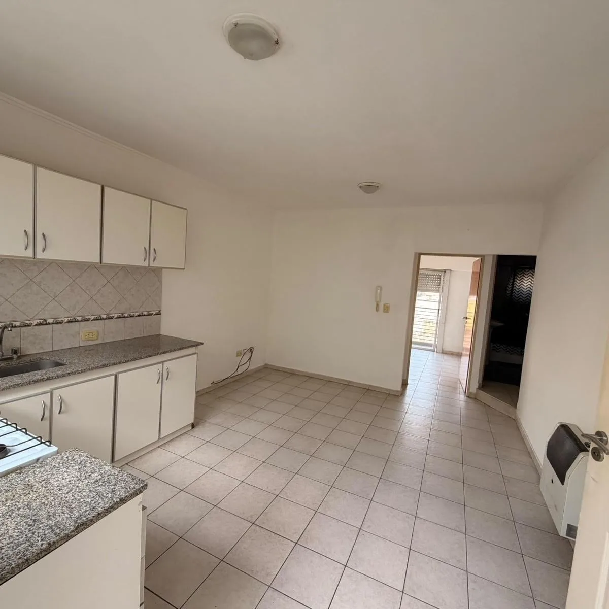 1 bedroom, semi-covered patio