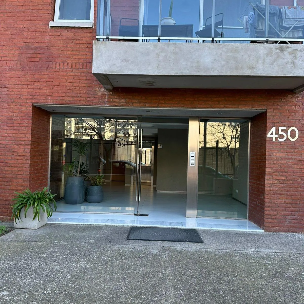 47 m², balcony and garden
