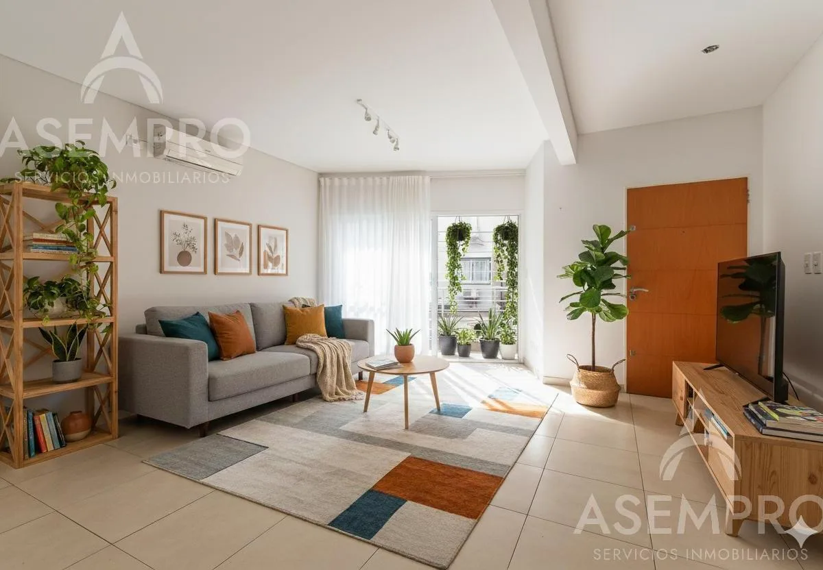Departamento 2 Ambientes en Alquiler con Balcón