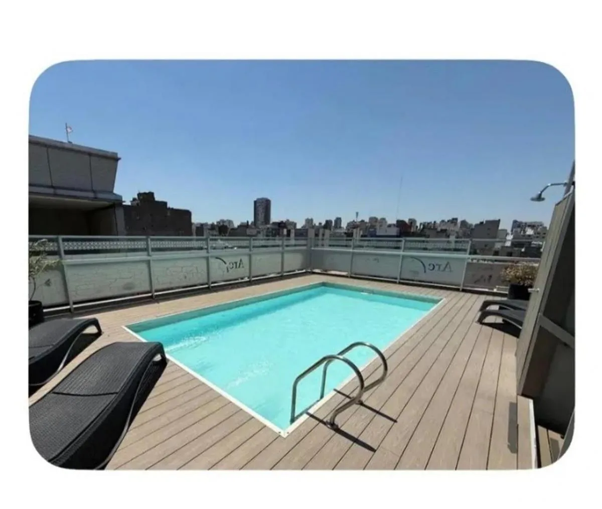 Furnished studio with balcony