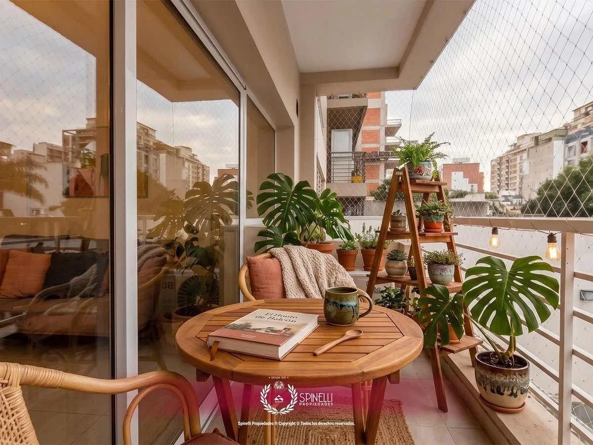 Alquiler Departamento 1 Ambiente 39 m&sup2; Flores Nuevo Laundry Aire Acondicionado Balcón Contrafrente