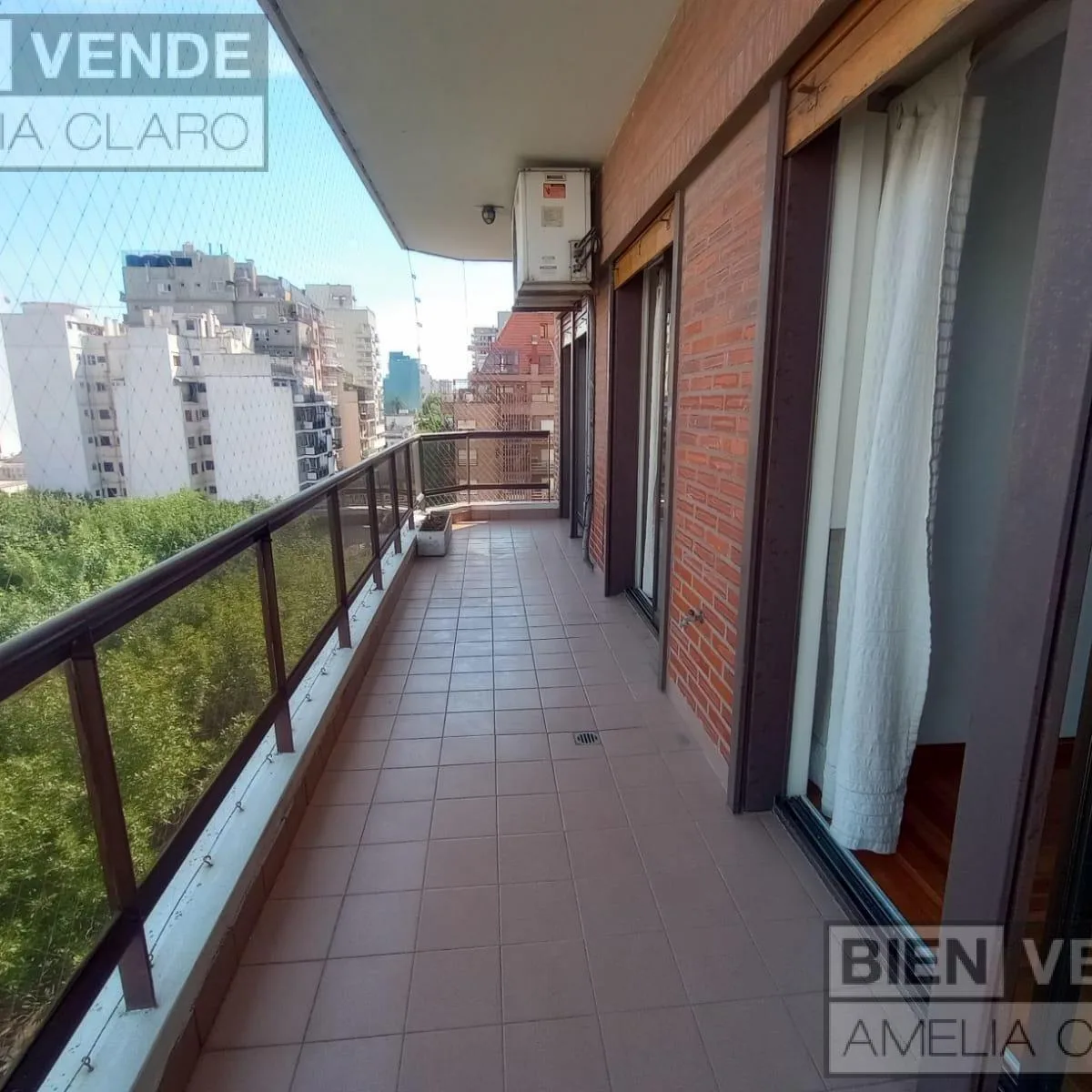 Private entry, balcony and open view