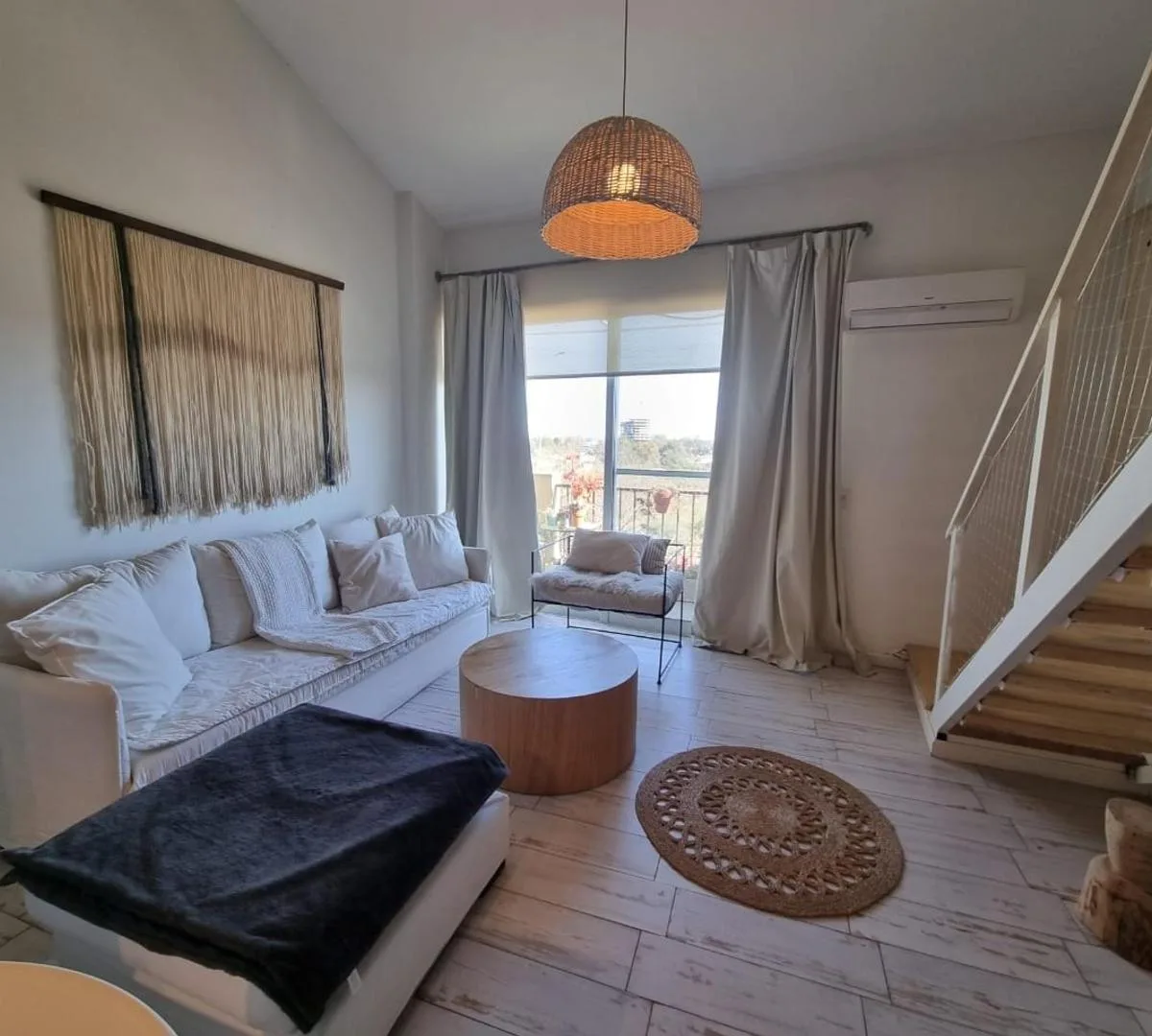 Duplex loft with balcony and pool