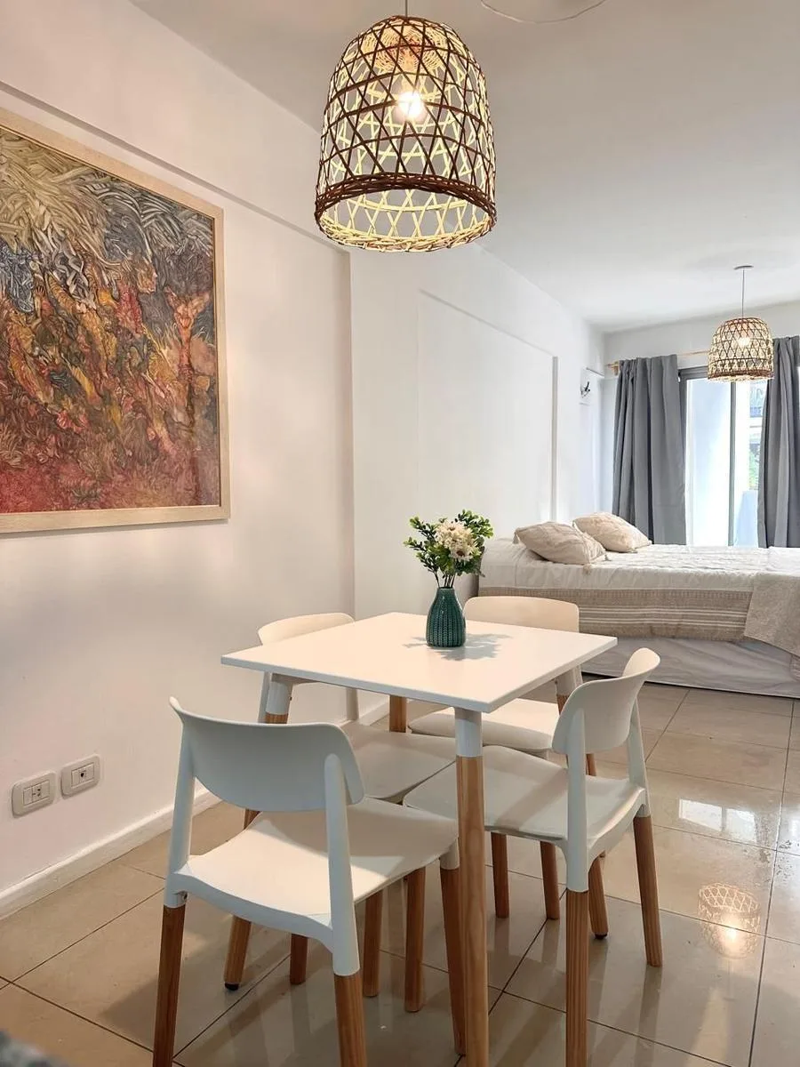 Furnished studio with balcony