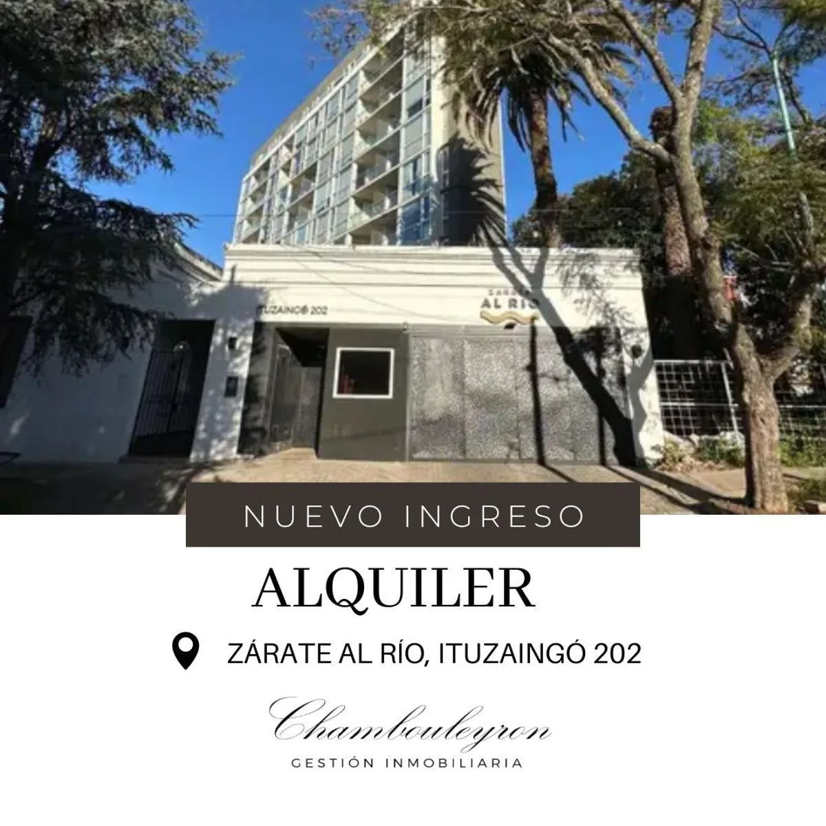 Alquiler Depto 3 Amb. Ituzaingó 202